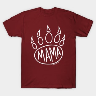 Mama Bear Print, Whtie © GraphicLoveShop T-Shirt